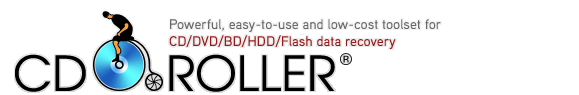 CDRoller - Wiederherstellung von Daten auf CD, DVD und Blu-Ray Discs ( BD / HD-DVD )